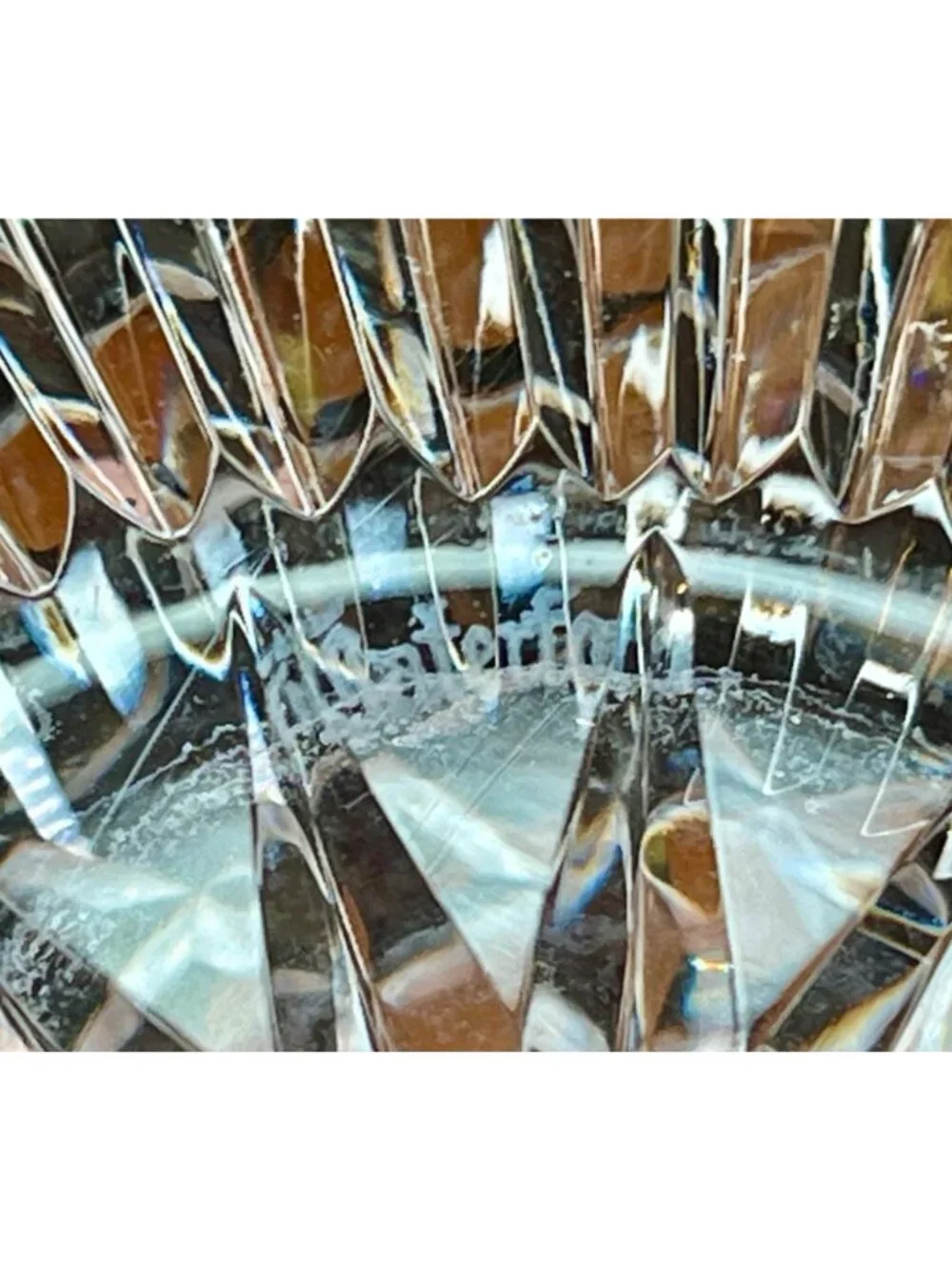 Waterford Crystal Lismore Roly Poly Decanter & Stopper, Marked with Logo
